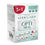 Набір №6 OPTIMEAL ™. Повнораціонний консервований корм для стерилізованих кішок та кастрованих котів (3+1), 0,34 кг