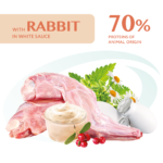 OPTIMEAL ™. Повнораціонний консервований корм для дорослих котів з кроликом в білому соусі - Зображення 2