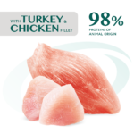 OPTIMEAL ™. Повнораціонний консервований корм для стерилізованих кішок та кастрованих котів з індичкою та курячим філе у соусі - Зображення 2