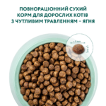OPTIMEAL™. Повнораціонний сухий корм для дорослих котів з чутливим травленням - ягня - Зображення 4
