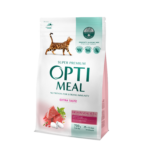 OPTIMEAL™. Повнораціонний сухий корм для дорослих котів з високим вмістом телятини