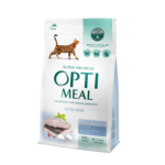 OPTIMEAL™. Повнораціонний сухий корм для дорослих котів з високим вмістом тріски