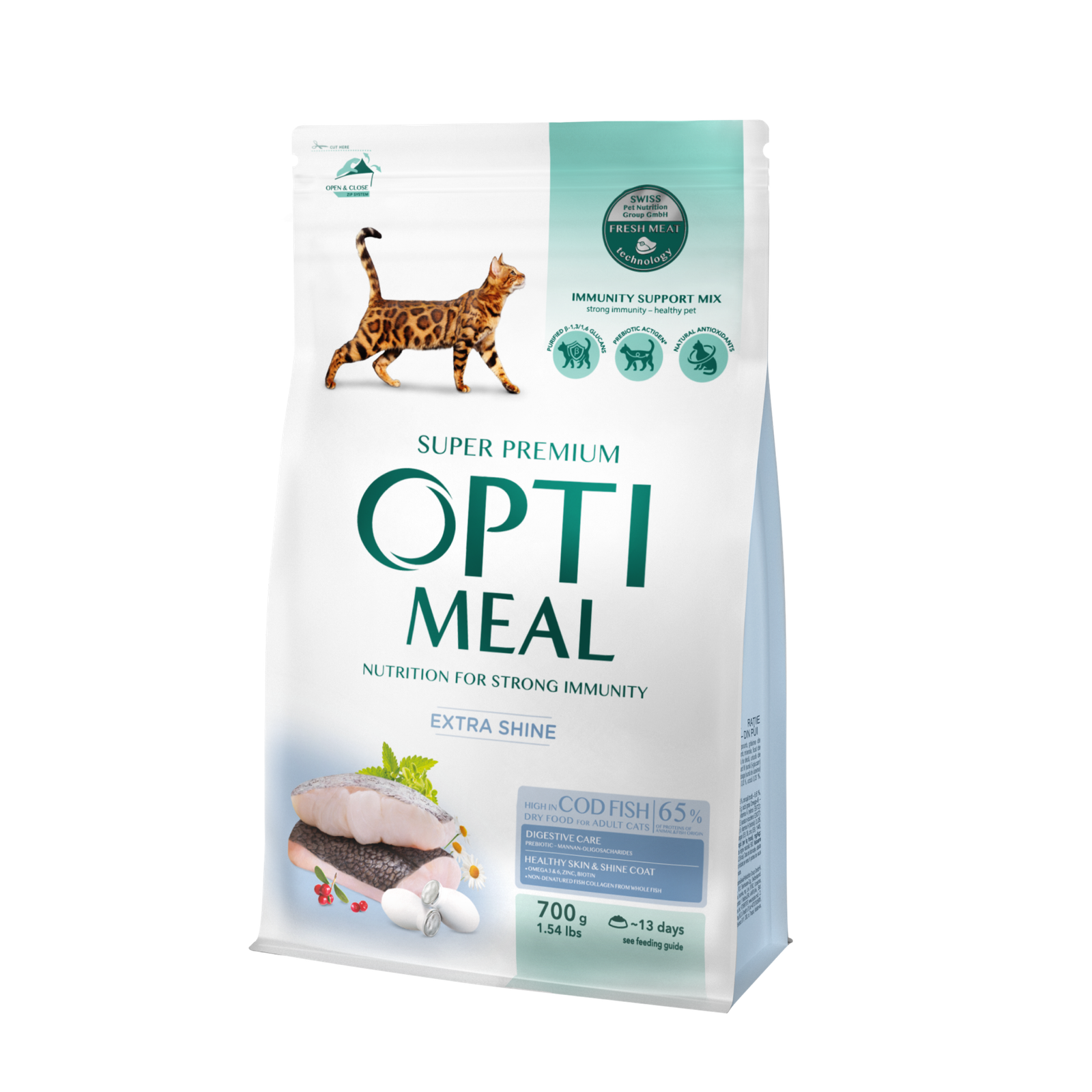 752x752 (2) OPTIMEAL™. Повнораціонний сухий корм для дорослих котів з високим вмістом тріски - Зображення 1