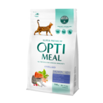 OPTIMEAL™ Повнораціонний сухий корм для стерилізованих кішок та кастрованих котів – лосось