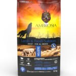 Беззерновий корм Ambrosia Grain free з яловичиною та свіжим лососем для дорослих собак усіх порід