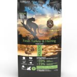 Беззерновий корм Ambrosia Grain free зі свіжою індичкою та оселедцем для стерилізованих кішок