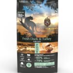 Беззерновий корм Ambrosia Grain free зі свіжою качкою та індичкою для літніх та стерилізованих кішок