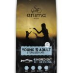 Сухий корм для молодих та дорослих стерилізованих кішок Anima з оселедцем