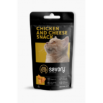 Хрумкі ласощі Savory Cats Snacks Pillows Gourmand with Chicken and Cheese для дорослих вибагливих котів подушечки з куркою та сиром