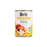 Корм вологий Brit Care Pate and Meat для дорослих собак з куркою 400 г