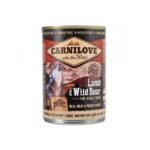 Корм вологий Carnilove Dog k консерви для собак з ягням і кабаном 400 г