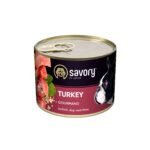 Корм вологий Savory Dog Gourmand Turkey паштет для дорослих собак усіх порід з індичкою