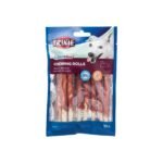 Ласощі Trixie Denta Fun Chewing Rolls для собак Паличка для чищення зубів з качкою 12 см 80 г 10 шт