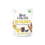 Ласощі Brit Dental Stick Immuno для дорослих собак з пробіотиками та корицею для міцного імунітету 7 шт 251 г