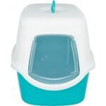 Туалет Trixie Vico для котів з ковпаком-кришкою дверцятами та ручкою пластиковий б 40х40х56 см - Зображення 2