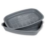 Туалет Природа з сіткою для котів 36,5х27,5х5,5 см