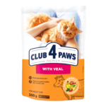 С4Р Premium з телятиною сухий корм для котів