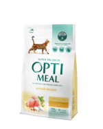 OPTIMEAL™. Повнораціонний сухий корм для дорослих котів - курка