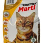 Гігієнічний комкуючий кукурудзяний наповнювач для котячих туалетів Super Marti 7л / 4,4кг З АРОМАТОМ ЛАВАНДИ