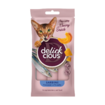 DELICKCIOUS™ кремові ласощі – сардина з додаванням гарбуза. Додатковий корм для котів