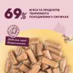 DELICKCIOUS™ "Смужки з лососем та морквою в крем супі". Повнораціонний консервований корм для дорослих собак - Зображення 3