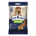 CLUB 4 PAWS ПРЕМІУМ ДЕНТАЛ СТІКС. Жувальні палички для дорослих собак (малі породи)