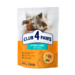 CLUB 4 PAWS З індичкою сухий корм для дорослих стерилізованих котів