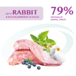 OPTIMEAL™. Повнораціонний консервований корм для дорослих собак з кроликом та чорницею у соусі - Зображення 2