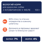 C4Р Premium пауч яловичина в желе для собак - Зображення 6