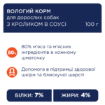 C4Р Premium пауч кролик в соусі для собак - Зображення 6