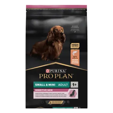 07613035123441_C1N1_44153234_0.png PRO PLAN®. Сухий повнораціонний корм для дорослих собак дрібних порід із чутливою шкірою. З лососем. - Зображення 1