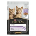 PRO PLAN® Kitten HEALTHY START (Кітен ЗДОРОВИЙ СТАРТ). Консервований порційний повнораціонний корм для кошенят, з індичкою. Шматочки у підливці.