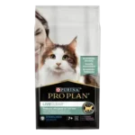 PRO PLAN® LIVECLEAR®. Знижує рівень алергенів на шерсті котів. Сухий повнораціонний корм для стерилізованих котів віком від 7 років, з індичкою.