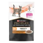 PRO PLAN® VETERINARY DIETS OM St/Ox Obesity Management. Консервований повнораціонний дієтичний корм для дорослих котів для зниження надлишкової маси тіла, зі зниженою обмінною енергією, з куркою.