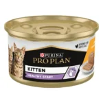 PRO PLAN® KITTEN HEALTHY START (КІТЕН ЗДОРОВИЙ СТАРТ). Консервований порційний повнораціонний корм для кошенят. Мус з куркою. - Зображення 4