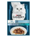 GOURMET Perle® Duo. Міні філе у підливці. З океанічною рибою та тунцем