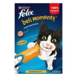 FELIX® Смачні Моменти. Додатковий консервований корм для дорослих та літніх котів, з куркою