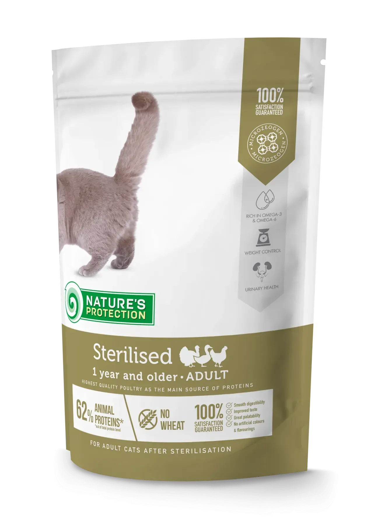 23444506305344 Nature's Protection Sterilised Сухий корм для стерилізованих кішок - Зображення 1