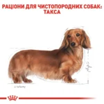 Корм для дорослих собак породи Такса ROYAL CANIN DACHSHUND ADULT - Зображення 7