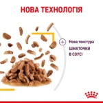 Вологий корм для дорослих котів ROYAL CANIN SENSORY TASTE GRAVY 85 г, шматочки у соусі, cтимулює смак - Зображення 2