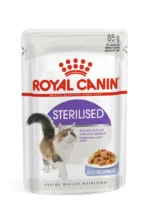Вологий корм для дорослих стерилізованих котів ROYAL CANIN STERILISED IN JELLY 0.085 кг