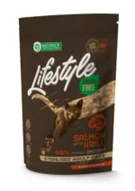 Nature's Protection Lifestyle Sterilised Salmon Сухий беззерновий корм для стерилізованих котів з лососем