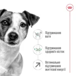 Корм для дорослих собак дрібних порід ROYAL CANIN MINI ADULT 8+(віком від 8 років) 0.8 кг - Зображення 5