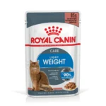 Вологий корм для дорослих котів ROYAL CANIN LIGHT WEIGHT CARE шматочки в соусі 85 г, від набору зайвої ваги