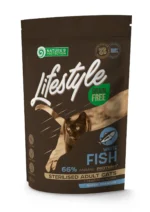 Nature's Protection Lifestyle Sterilised White fish Сухий беззерновий корм для стерилізованих котів з білою рибою