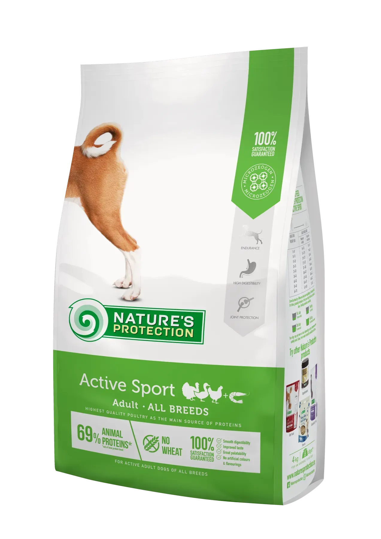 91294970919389 Nature's Protection Active Sport Adult All Breeds Сухий корм для дорослих спортивних, мисливських та службових собак - Зображення 1