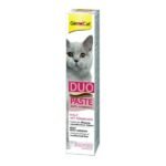 Паста GimCat DUO PASTE Anti-hairboll malt with chicken для котів з чутливим травленням усіх порід мальт та курка 50г