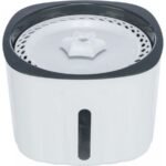 Поїлка-фонтан Trixie Flower для котів білий/сірий пластик 2 л 18,5х13х18,5 см