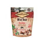 Ласощі Carnilove Dog Crunchy Snack Wild Boar with Rosehips для активних собак для швидкого відновлення з диким кабаном