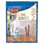 Ласощі Trixie Premio Stick Quintett для котів палички з ягням та індичкою 5 г 5 шт